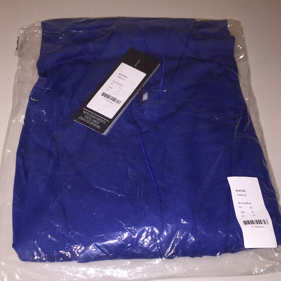 Yest Yessica 80474B Long Cardigan Knit Sweater Strong Blue 10 - Picture 8 of 16